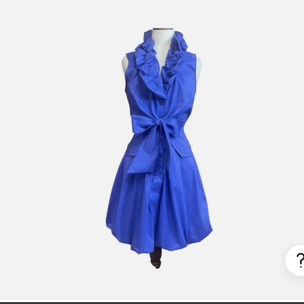 Samuel Dong triple wired cross tie bubble dress size Medium
